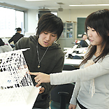 【建築設計デザイン科】オープンキャンパス「住宅のお部屋の壁紙をコーディネート！」／青山建築デザイン・医療事務専門学校
