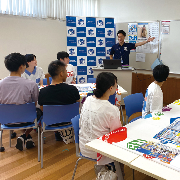 面接練習会／広島リゾート＆スポーツ専門学校