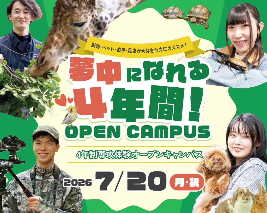 夢中になれる４年間！オープンキャンパス（トリミング×アロマ×ボディケア）／大阪ＥＣＯ動物海洋専門学校