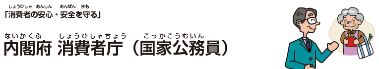 内閣府 消費者庁(国家公務員)