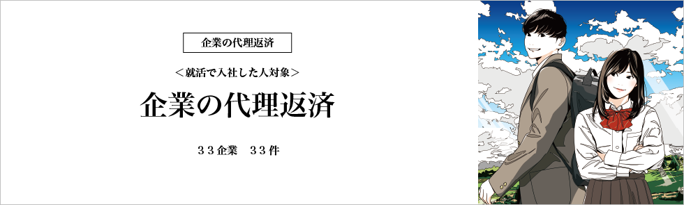 奨学金検索 企業の代理返済