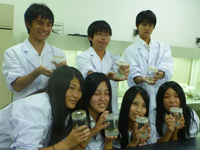 香川県 笠田高校 植物科学科植物バイオコース3年生のみなさん1