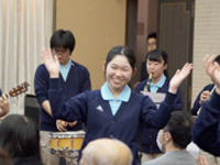 宮城県 明成高校 介護福祉科のみなさん1