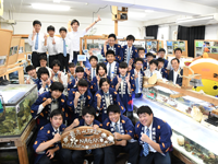愛媛県 長浜高校 水族館部のみなさん1