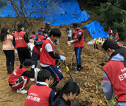 福岡県　福岡舞鶴高校　有志生徒のみなさん3