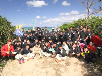沖縄県 八重山農林高校 ビーチクリーン活動実行委員会のみなさん1