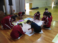 福島県 いわき市立内郷第一中学校 生徒会のみなさん2
