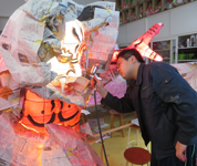 青森県　青森工業高校　ねぶた部のみなさん3