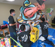 青森県　青森工業高校　ねぶた部のみなさん4