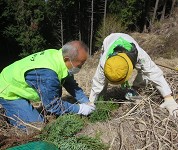 山梨県 甲州市立菱山小学校 緑の少年少女隊のみなさん4