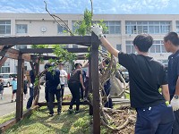 北海道 留萌高校 電気・建築科建築コース3年生のみなさん2