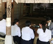 山口県　防府商工高校　三坂神社×防府商工ＰＲＯＪＥＣＴのみなさん4
