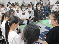 岡山県 岡山南高校 服飾デザイン科2年生のみなさん2