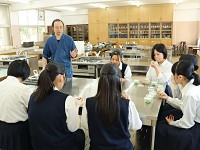 徳島県 川島高校 高1の総探で組んだ3人組・生徒会・クッキング部のみなさん2