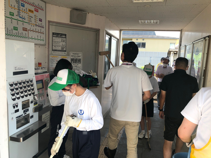 佐賀県 鳥栖商業高校 生徒会、ボランティア委員、美化委員のみなさん1