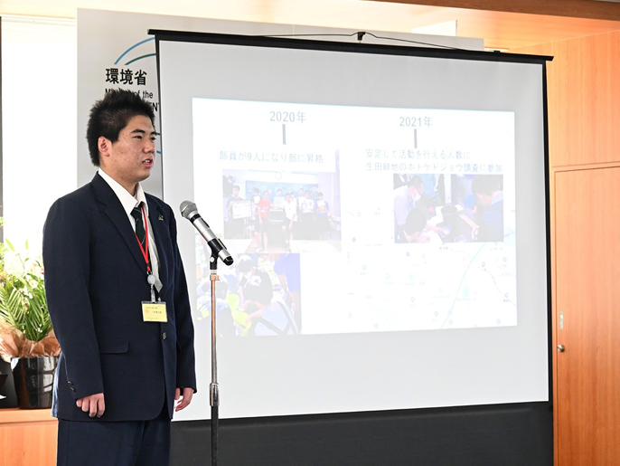 神奈川県　上溝南（かみみぞみなみ）高校　生物探究部のみなさん5