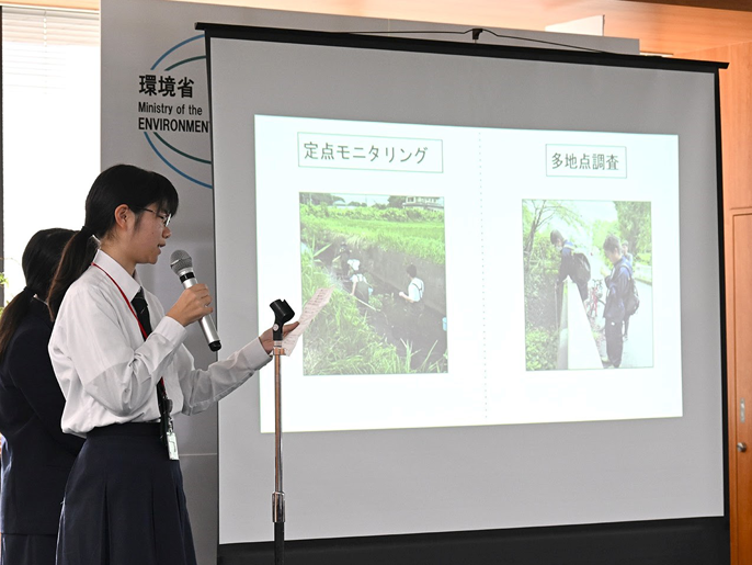 神奈川県　上溝南（かみみぞみなみ）高校　生物探究部のみなさん7