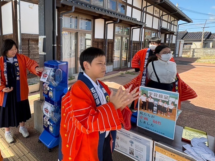 石川県　珠洲市立大谷小中学校　５人の児童・生徒のみなさん5
