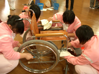 岡山県 倉敷中央高等学校福祉科3年生 倉敷工業高等学校機械科3年生のみなさん2