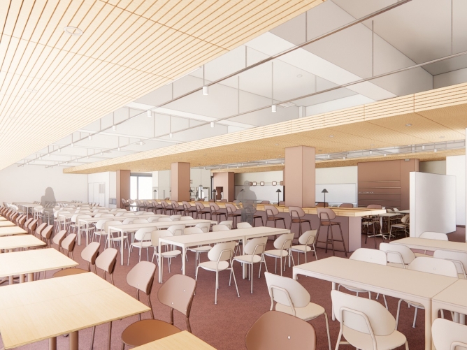 淑徳大学の学食