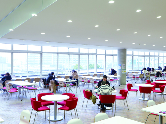 愛知淑徳大学の学食