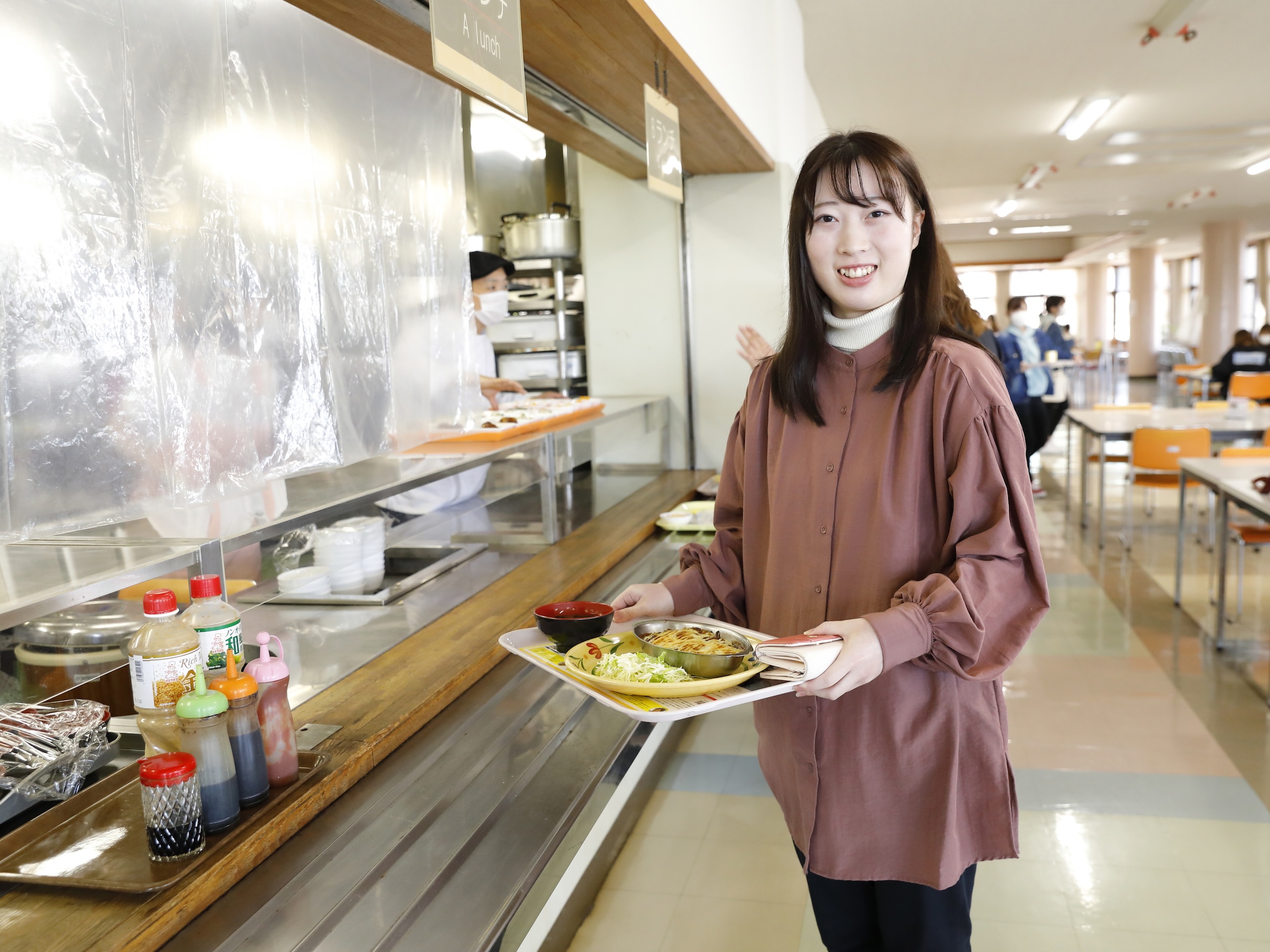 長崎純心大学の学食