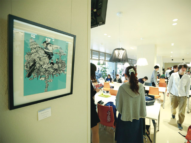 九州産業大学造形短期大学部の学食