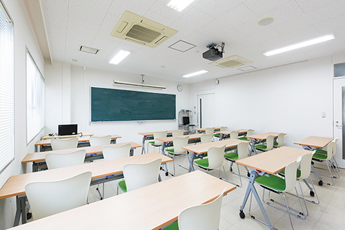 講義室：少人数の講義を行う教室です。