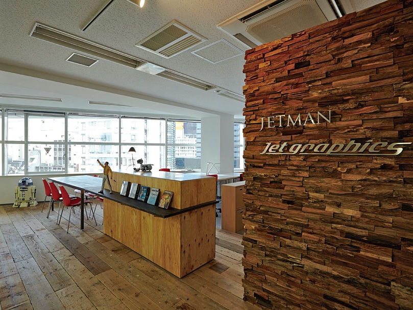 6階にはゲームコンテンツ制作会社JETMAN、jet graphicsが入っています。