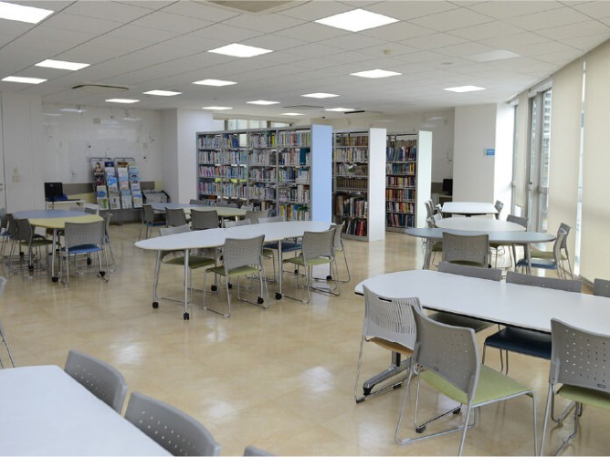 学修環境が整った図書館
