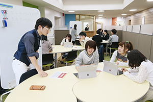 北海学園大学の図書館