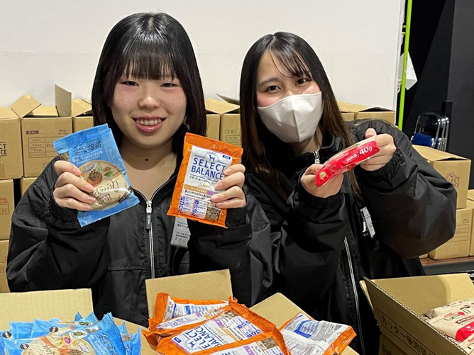 サンプル配布のお手伝い