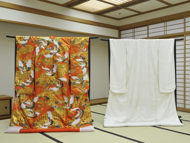 プロの技術を学べる、着付け実習室