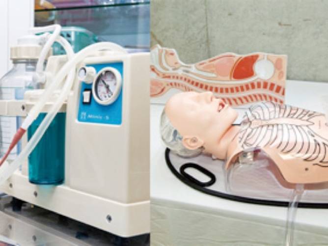 たん吸入器・経管栄養シミュレーター