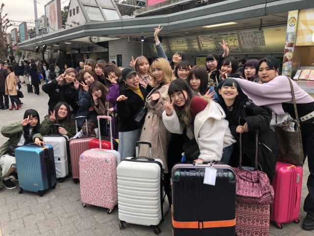 札幌ベルエポック美容専門学校の研修旅行