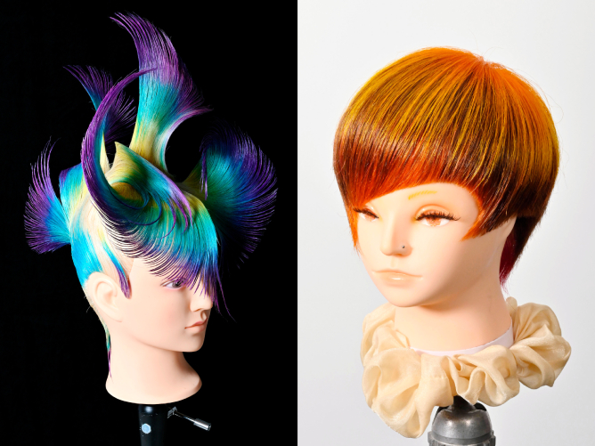 グラムール美容専門学校の卒業作品・卒業制作