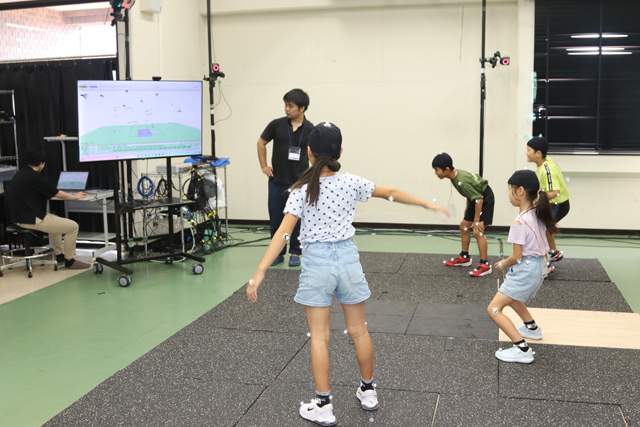 小学生の運動測定会～自分の動きを評価しよう～2