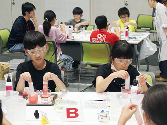 東北大学サイエンスキャンパス体験型科学教室
「汚れを落とすサイエンスを知ろう」2