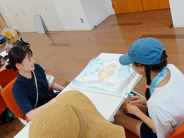 夏休み子ども写生大会1