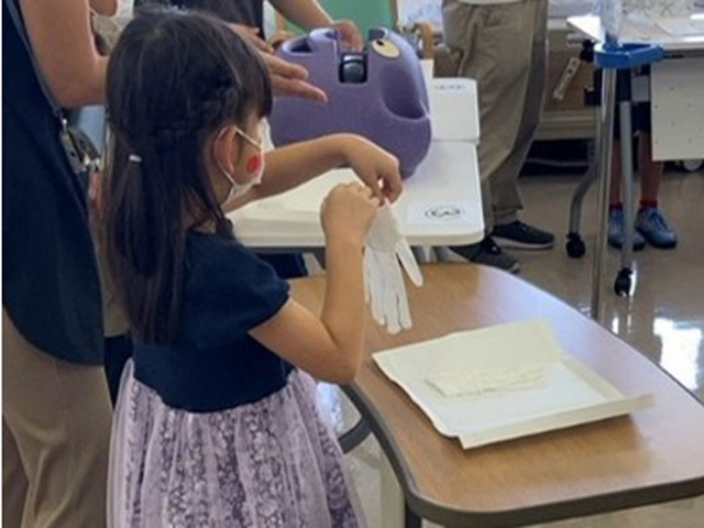 子どもアドベンチャーカレッジ2024
元気なからだをまもる！　～看護の道具と技を使ってみよう～3