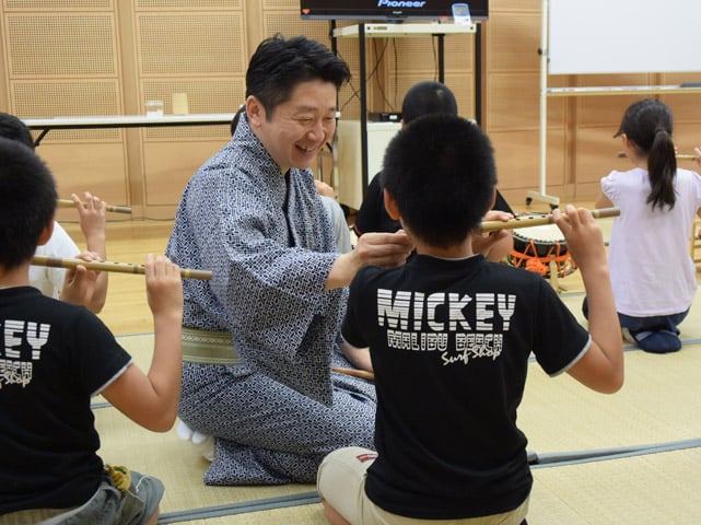 第19回　子ども見学会「お囃子を体験しよう！」3