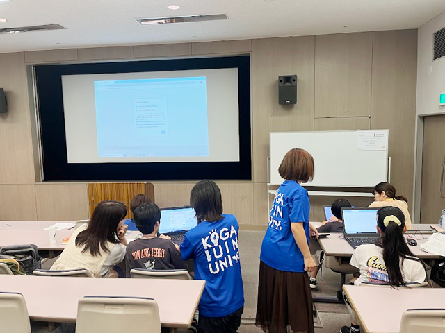 「プログラミングで音楽作りに挑戦
～駅メロだって再現できる！～
－第15回夏休み子どもいちょう塾－」1